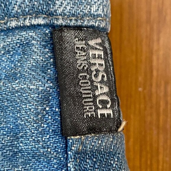 Vintage 90's Versace Cloudy Sky Jeans - Picture 6 of 8